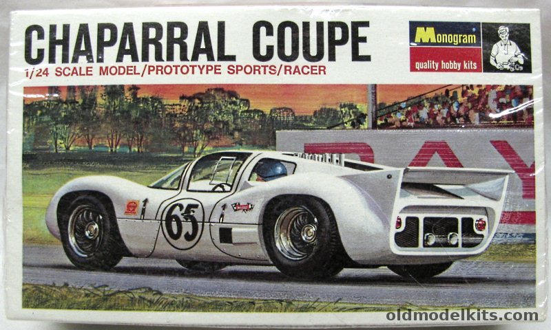 Monogram 1/24 Chaparral 2D Coupe, 6728 plastic model kit